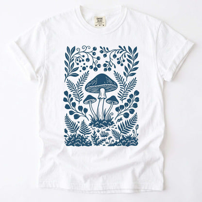 Woodland Mushrooms Vintage Washed T-Shirt