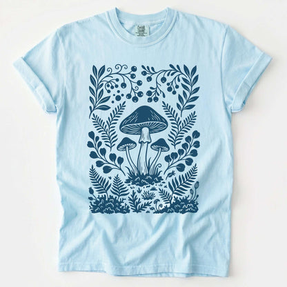 Woodland Mushrooms Vintage Washed T-Shirt