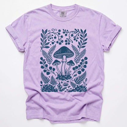 Woodland Mushrooms Vintage Washed T-Shirt