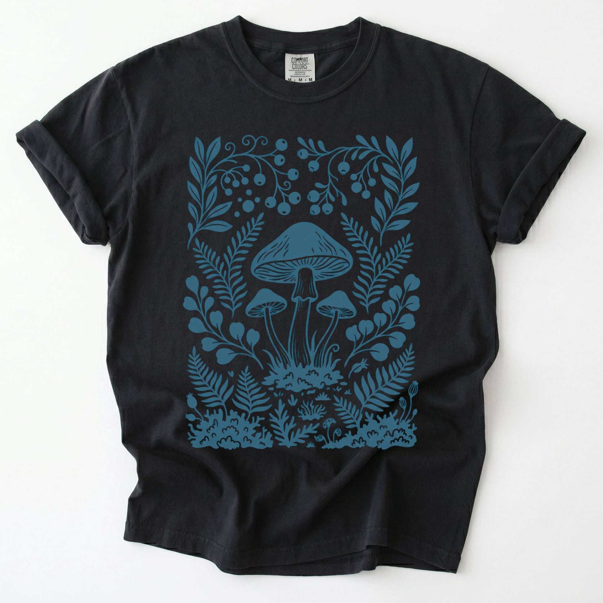 Woodland Mushrooms Vintage Washed T-Shirt