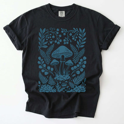 Woodland Mushrooms Vintage Washed T-Shirt