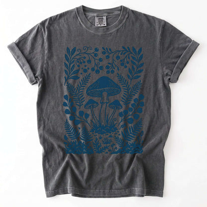 Woodland Mushrooms Vintage Washed T-Shirt