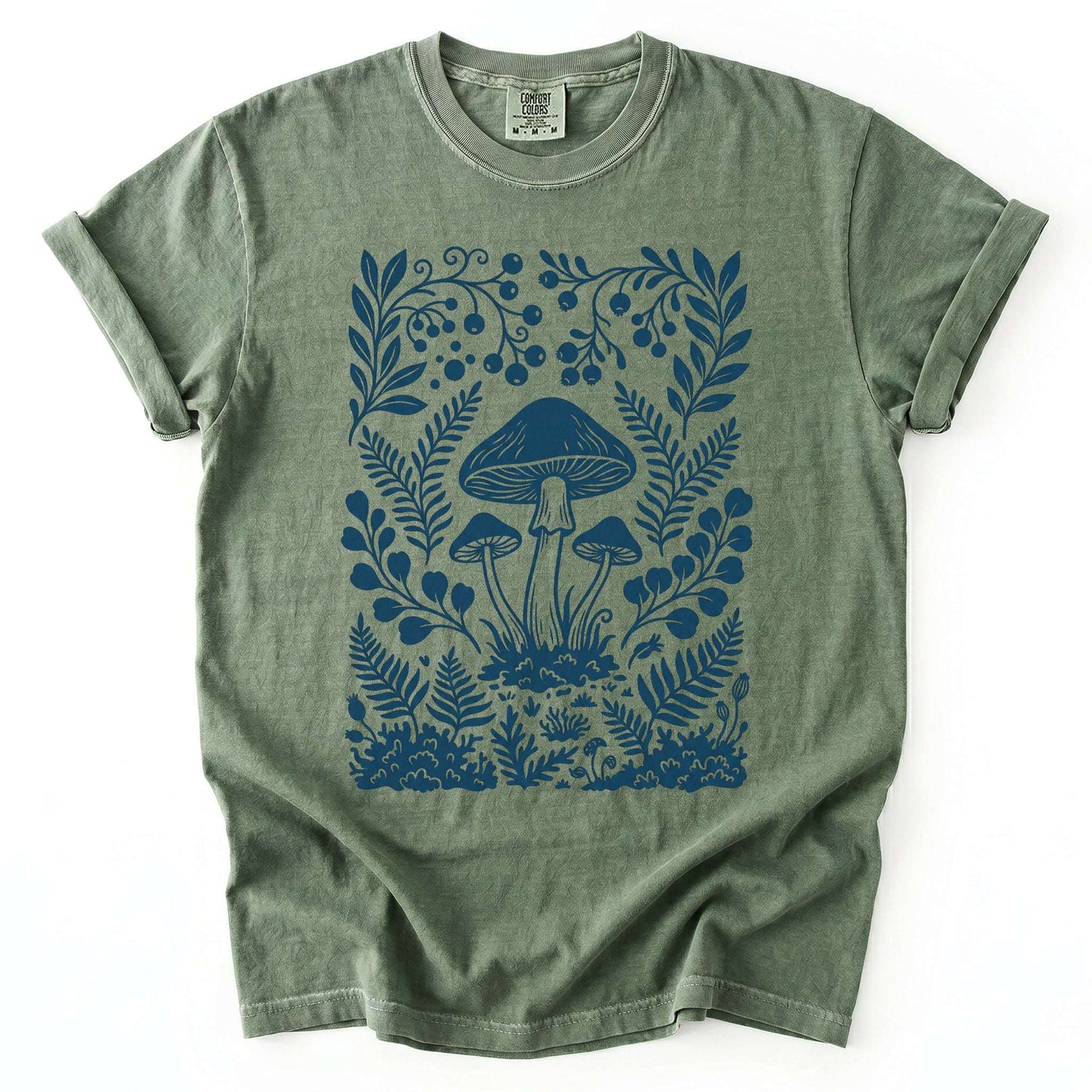 Woodland Mushrooms Vintage Washed T-Shirt