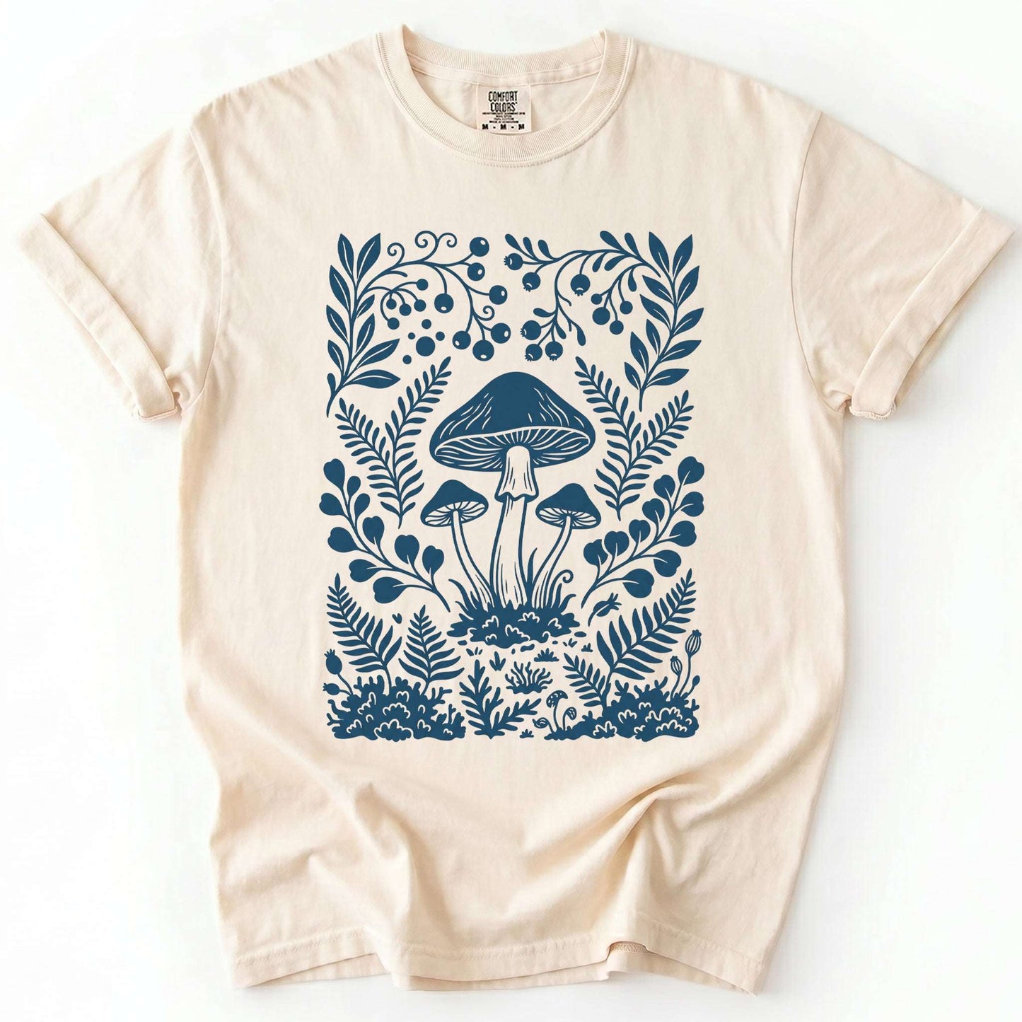 Woodland Mushrooms Vintage Washed T-Shirt