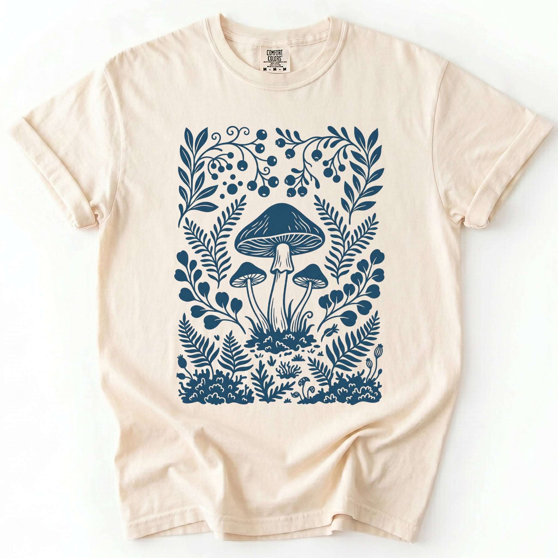 Woodland Mushrooms Vintage Washed T-Shirt