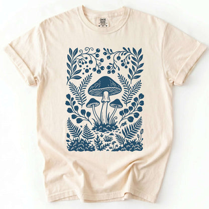 Woodland Mushrooms Vintage Washed T-Shirt