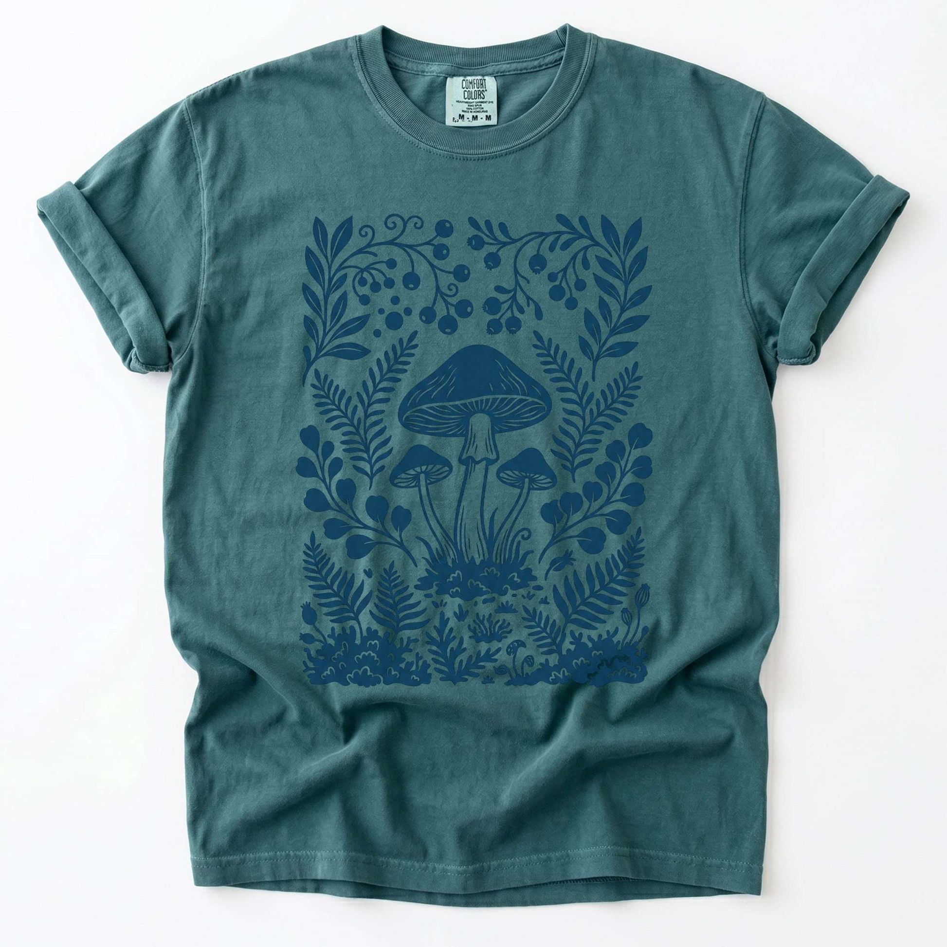 Woodland Mushrooms Vintage Washed T-Shirt