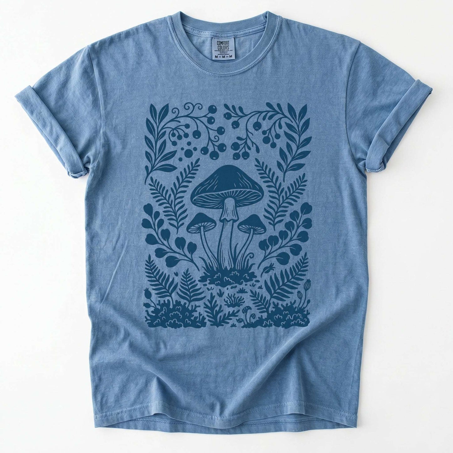 Woodland Mushrooms Vintage Washed T-Shirt