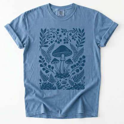 Woodland Mushrooms Vintage Washed T-Shirt