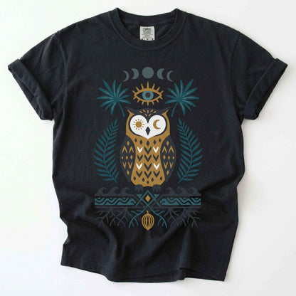 Mystic Owl Vintage Washed T-Shirt
