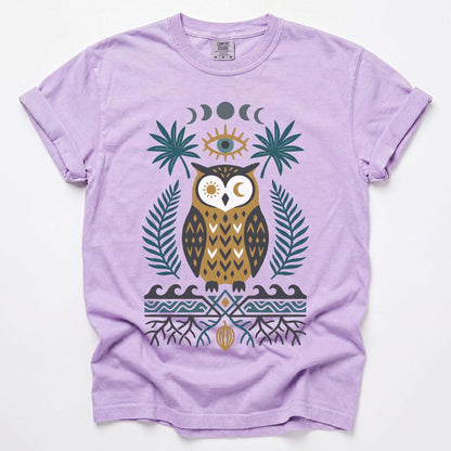 Mystic Owl Vintage Washed T-Shirt