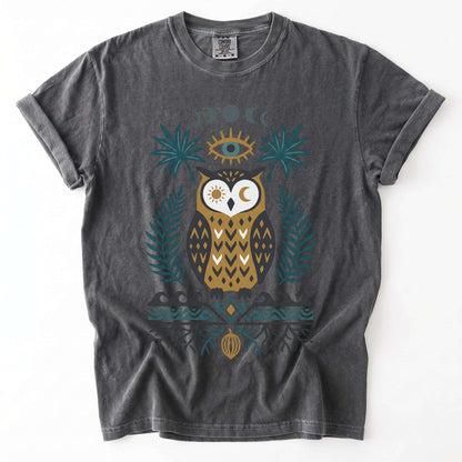 Mystic Owl Vintage Washed T-Shirt