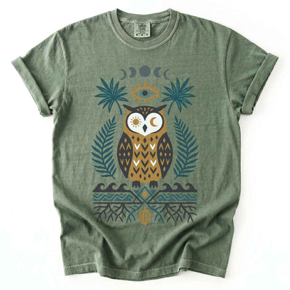 Mystic Owl Vintage Washed T-Shirt