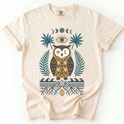 Mystic Owl Vintage Washed T-Shirt