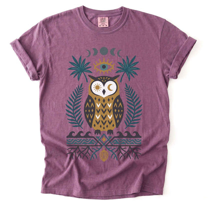 Mystic Owl Vintage Washed T-Shirt