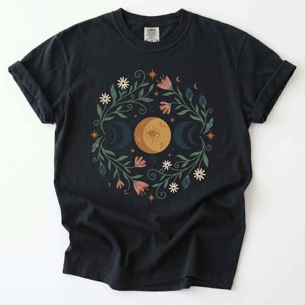 Mystic Triple Moon Vintage Washed T-Shirt