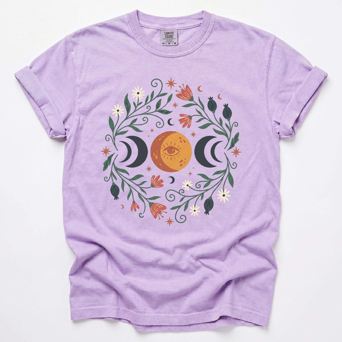 Mystic Triple Moon Vintage Washed T-Shirt