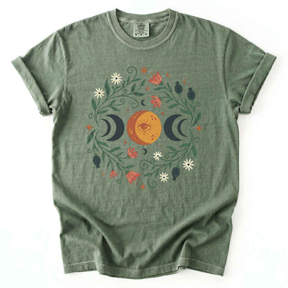 Mystic Triple Moon Vintage Washed T-Shirt