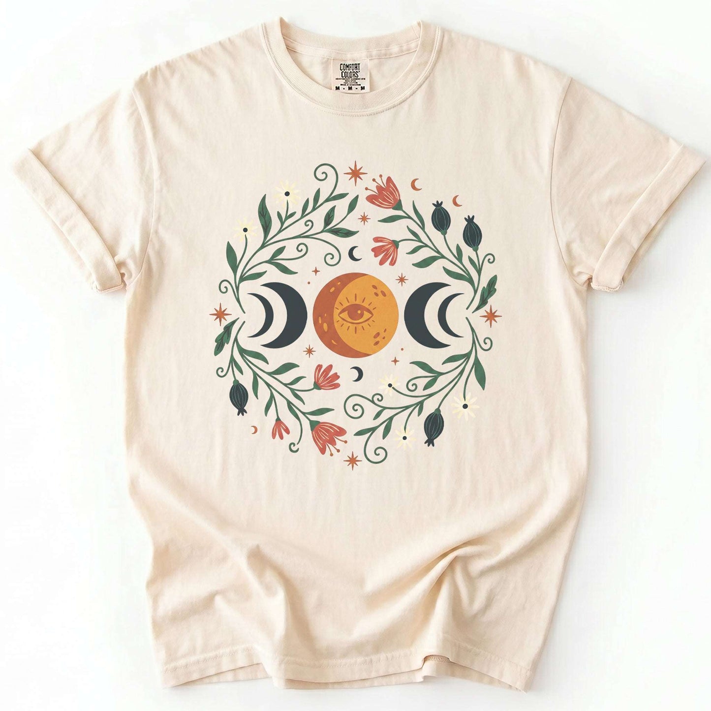 Mystic Triple Moon Vintage Washed T-Shirt