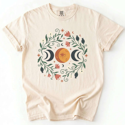 Mystic Triple Moon Vintage Washed T-Shirt