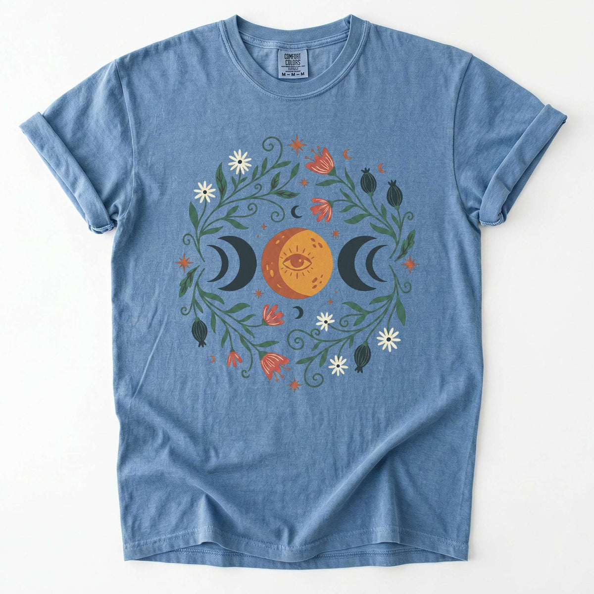 Mystic Triple Moon Vintage Washed T-Shirt