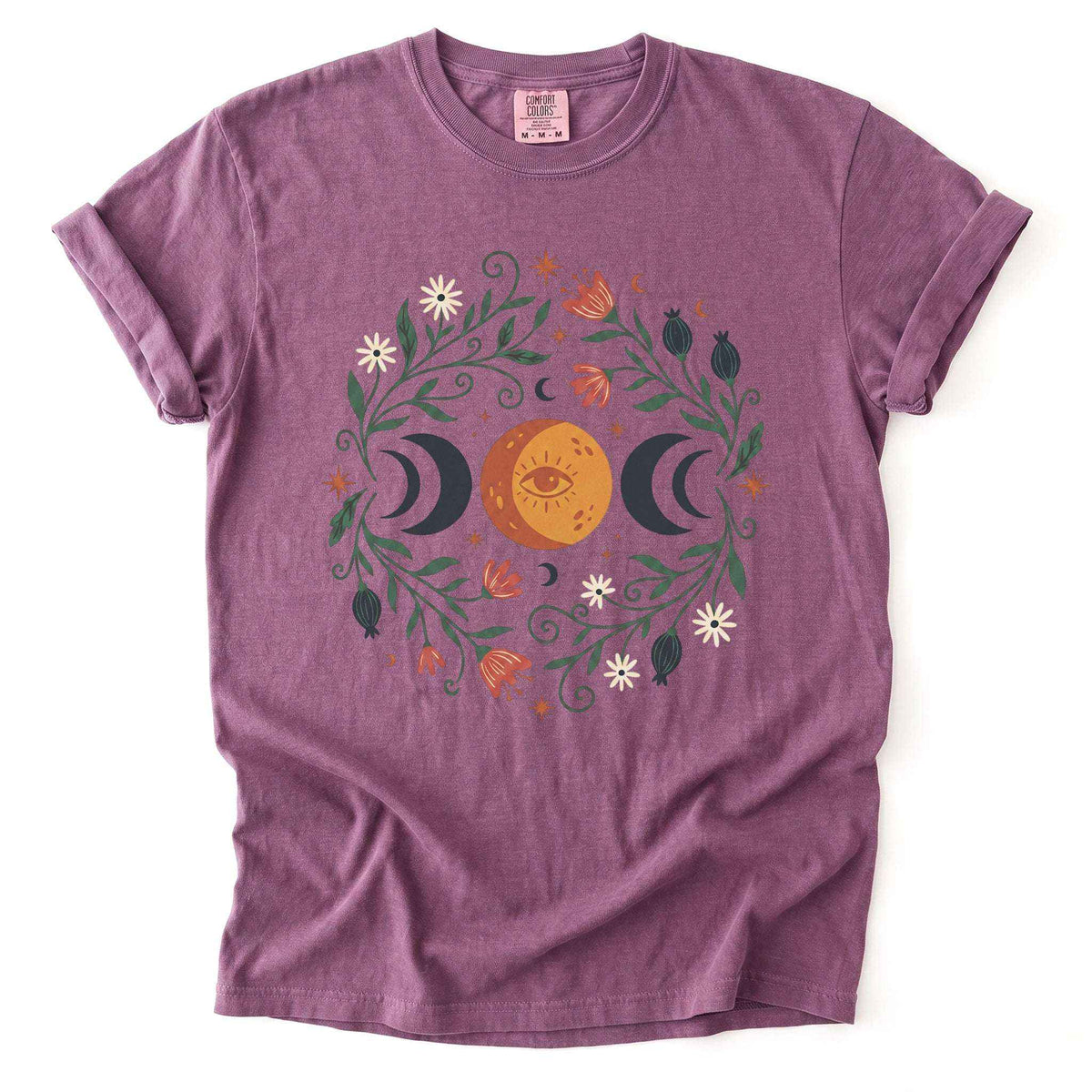 Mystic Triple Moon Vintage Washed T-Shirt