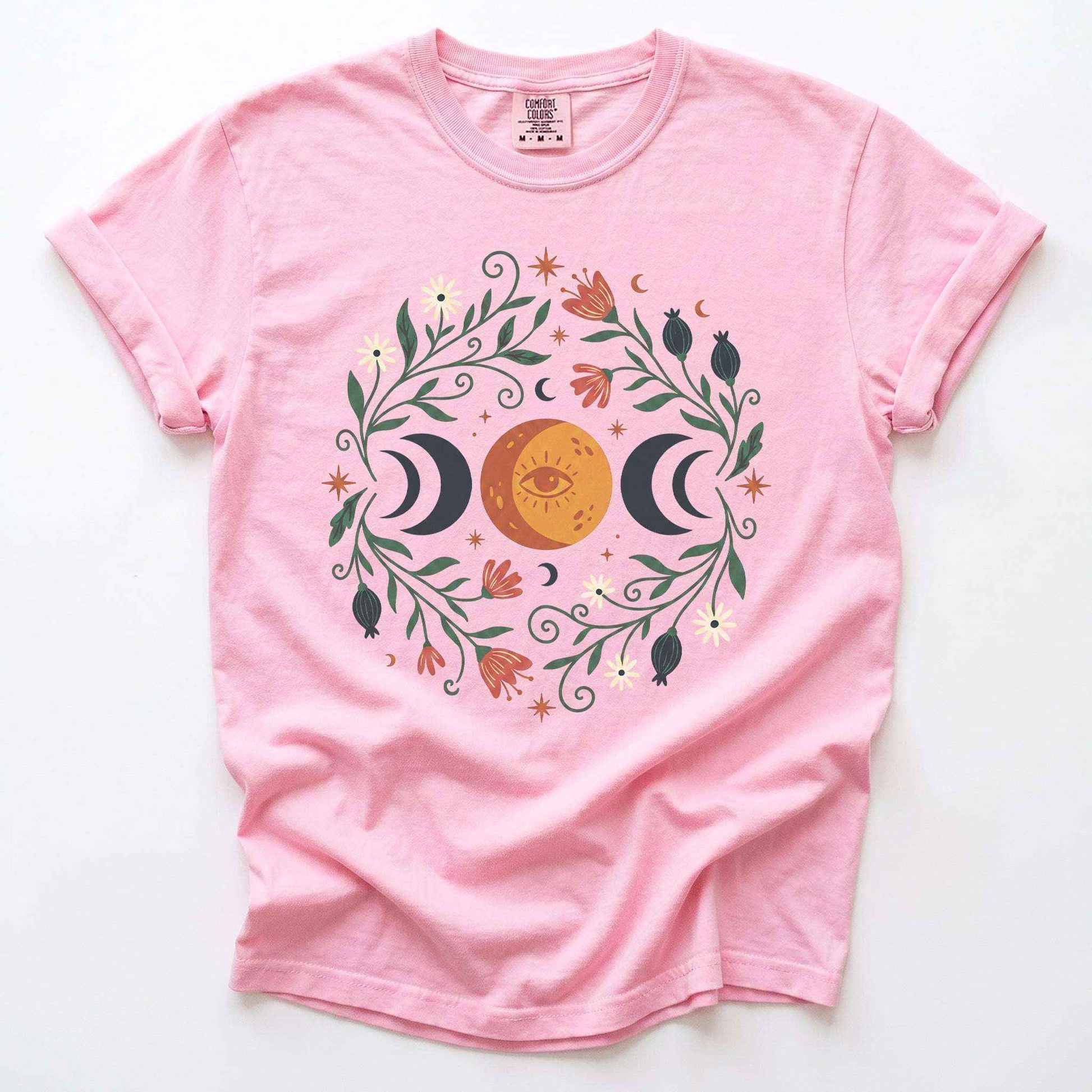 Mystic Triple Moon Vintage Washed T-Shirt