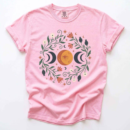 Mystic Triple Moon Vintage Washed T-Shirt