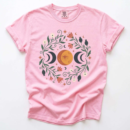 Mystic Triple Moon Vintage Washed T-Shirt