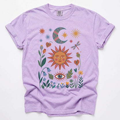 Mystical Garden Vintage Washed T-Shirt