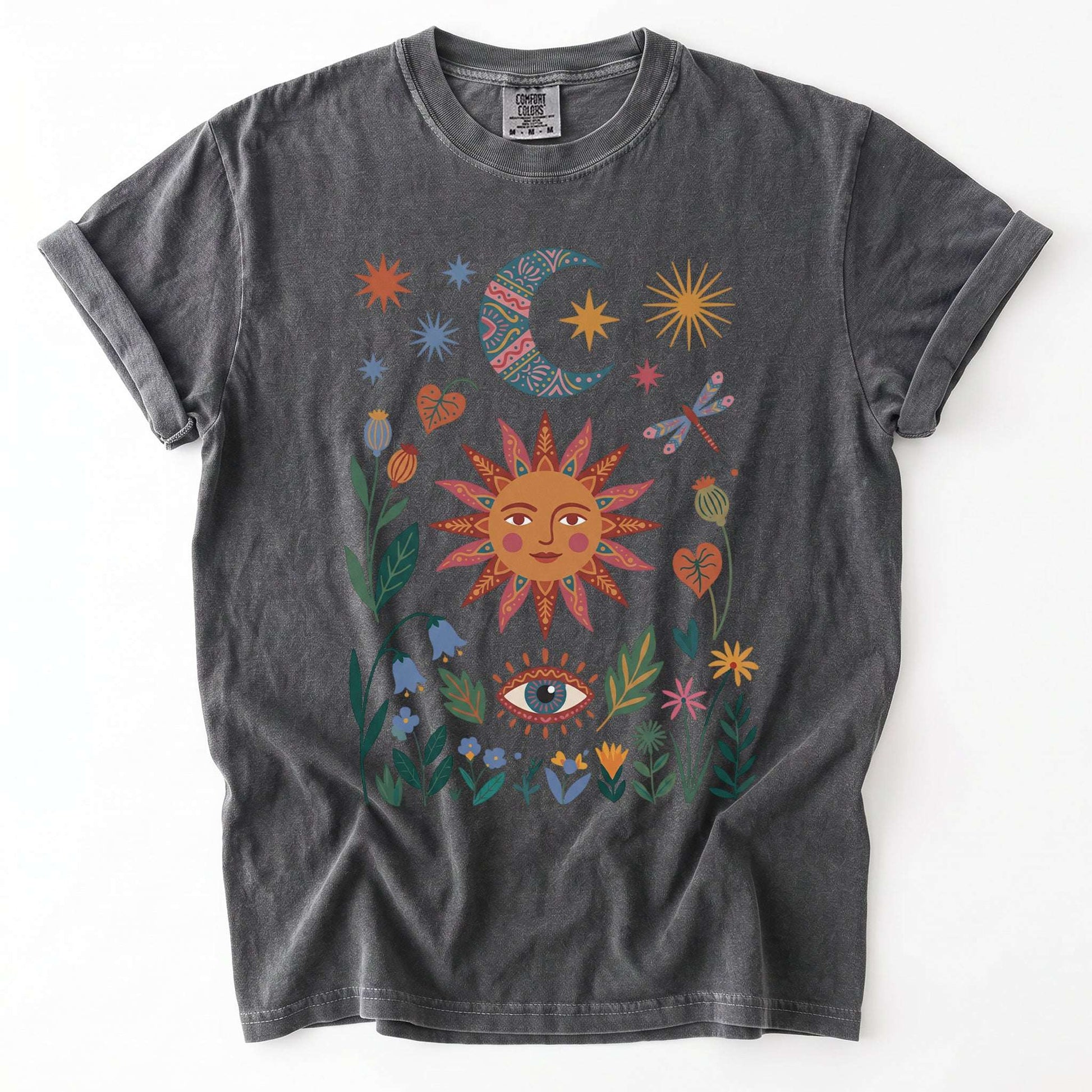 Mystical Garden Vintage Washed T-Shirt