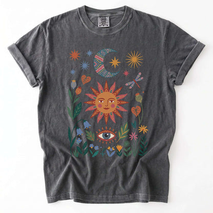 Mystical Garden Vintage Washed T-Shirt
