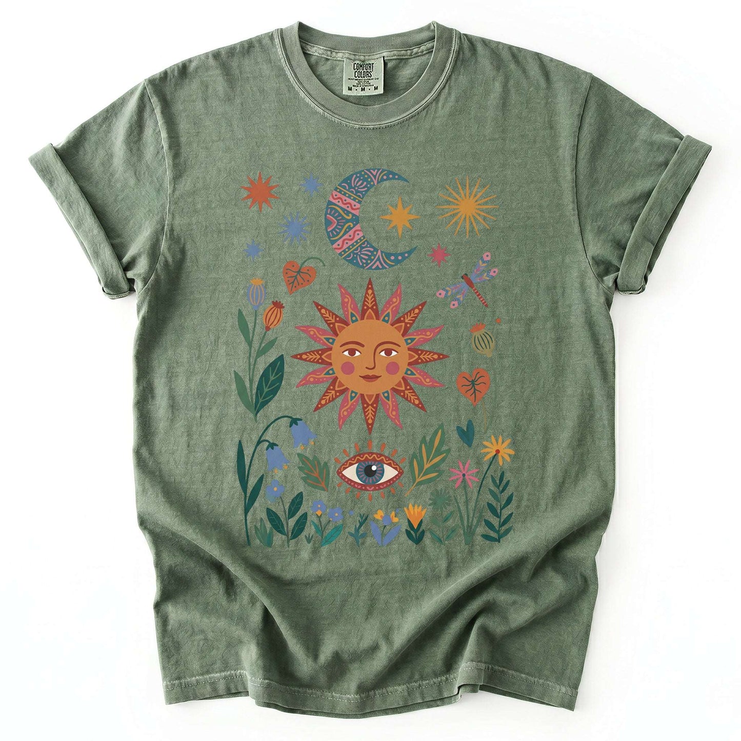 Mystical Garden Vintage Washed T-Shirt