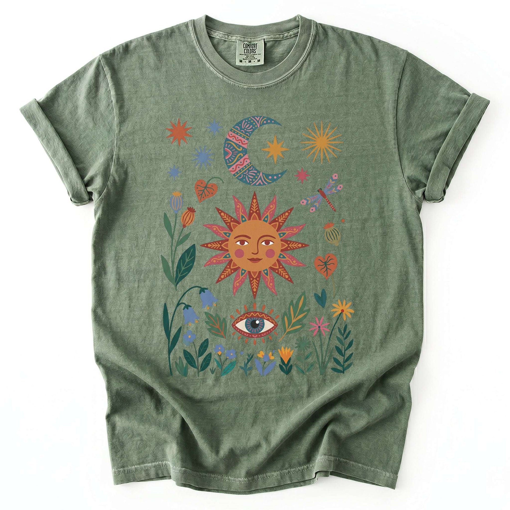 Mystical Garden Vintage Washed T-Shirt
