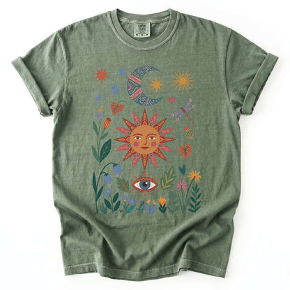 Mystical Garden Vintage Washed T-Shirt