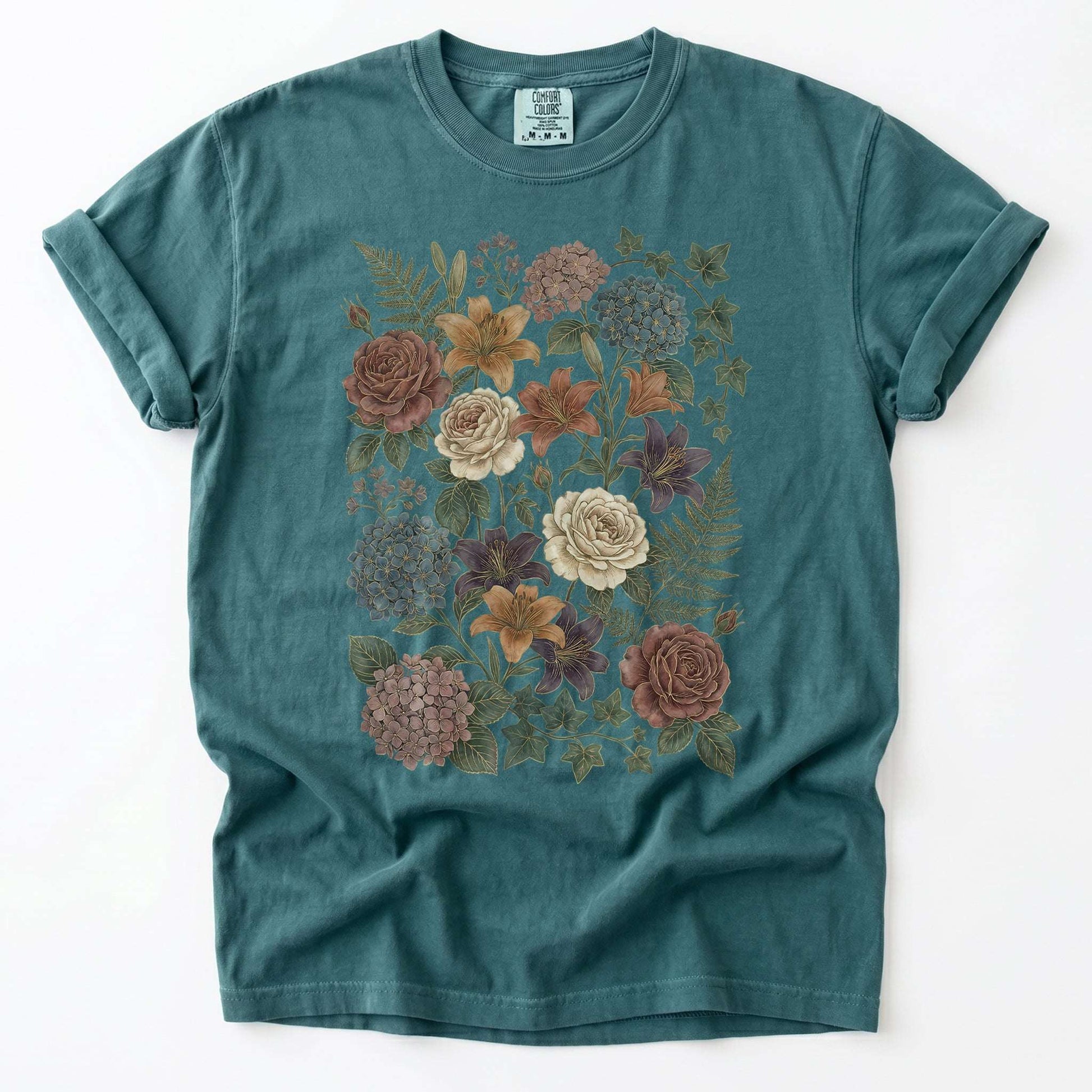 Pressed Flowers Vintage Washed T-Shirt