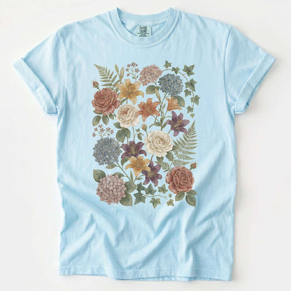 Pressed Flowers Vintage Washed T-Shirt