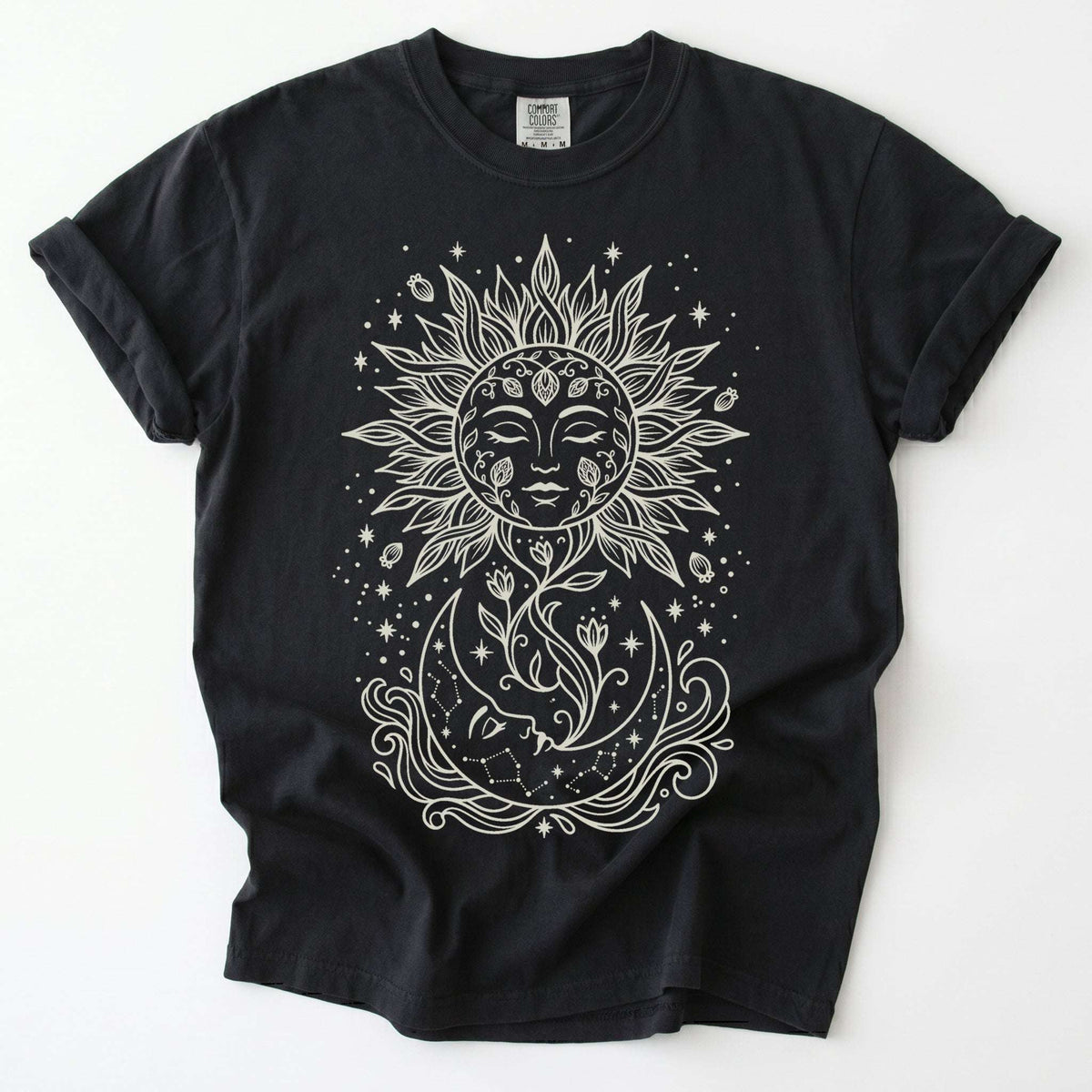Radiant Sun & Moon Vintage Washed T-Shirt