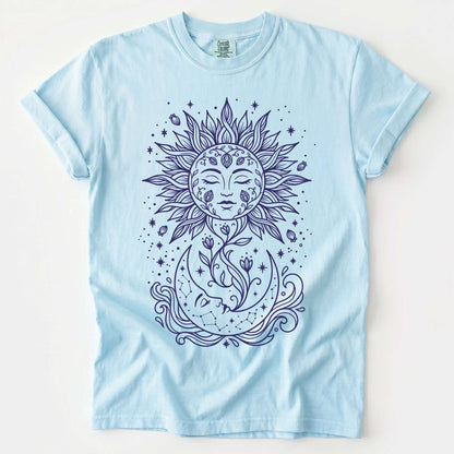 Radiant Sun & Moon Vintage Washed T-Shirt