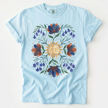 Radiant Sun & Serene Moon Vintage Washed T-Shirt