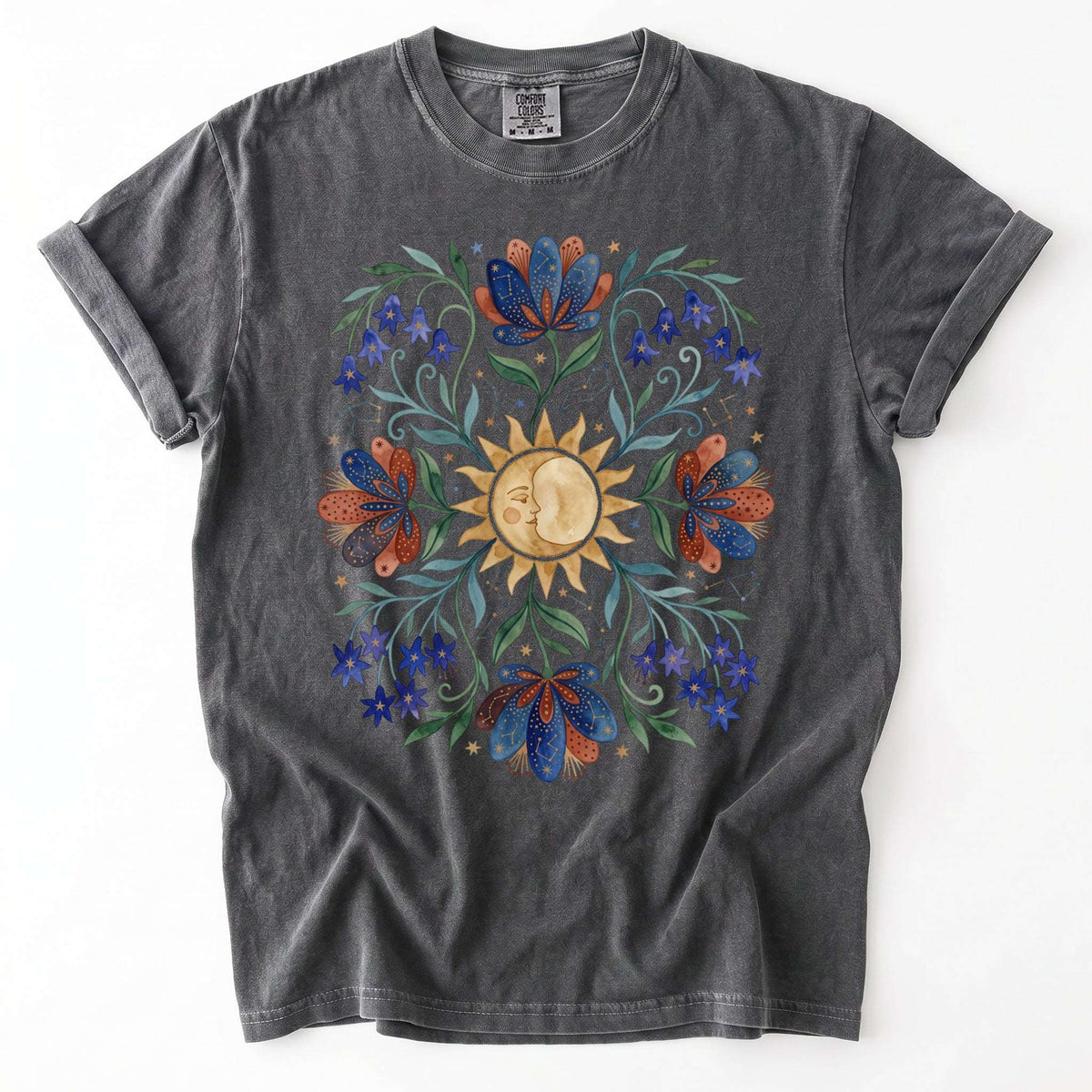 Radiant Sun & Serene Moon Vintage Washed T-Shirt