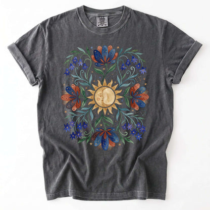 Radiant Sun & Serene Moon Vintage Washed T-Shirt