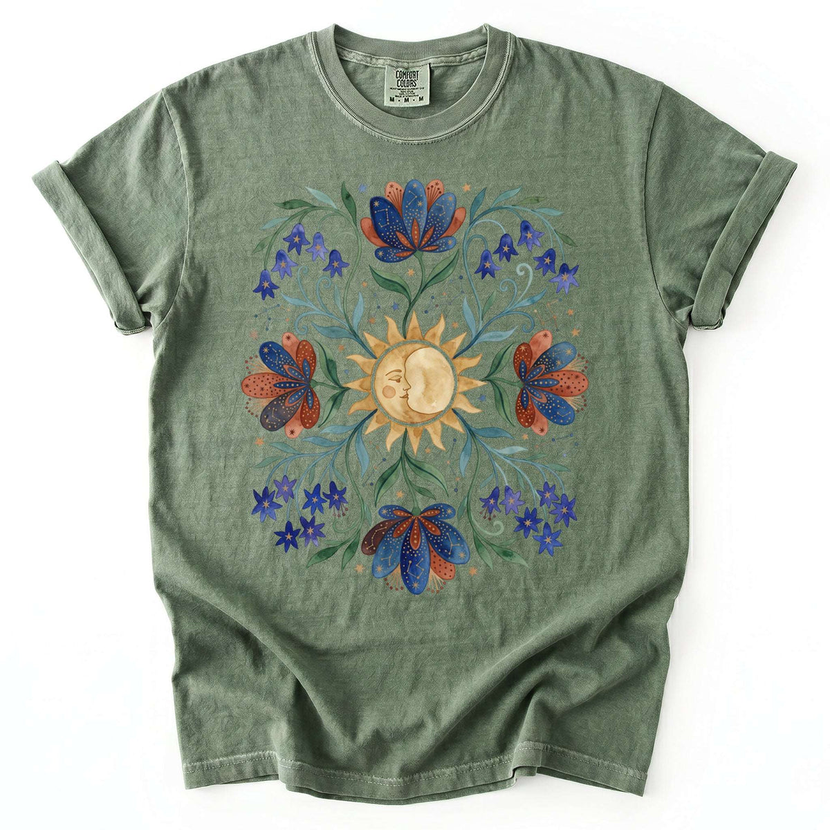 Radiant Sun & Serene Moon Vintage Washed T-Shirt