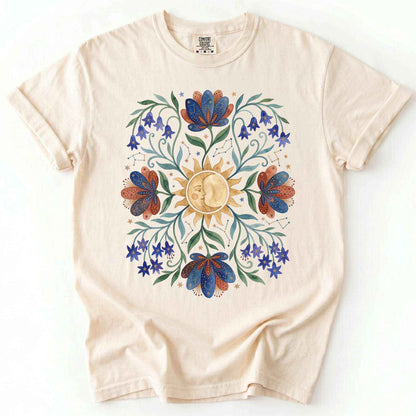 Radiant Sun & Serene Moon Vintage Washed T-Shirt
