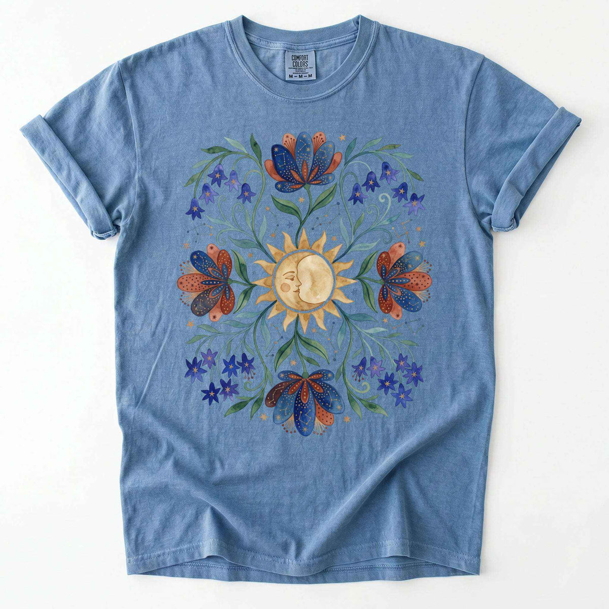 Radiant Sun & Serene Moon Vintage Washed T-Shirt