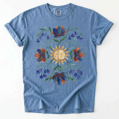 Radiant Sun & Serene Moon Vintage Washed T-Shirt