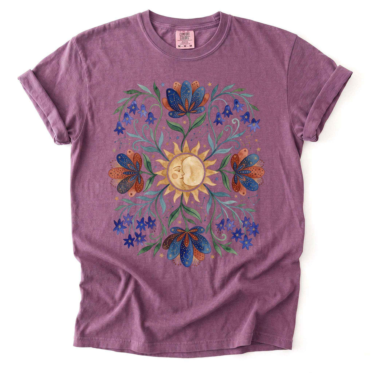 Radiant Sun & Serene Moon Vintage Washed T-Shirt