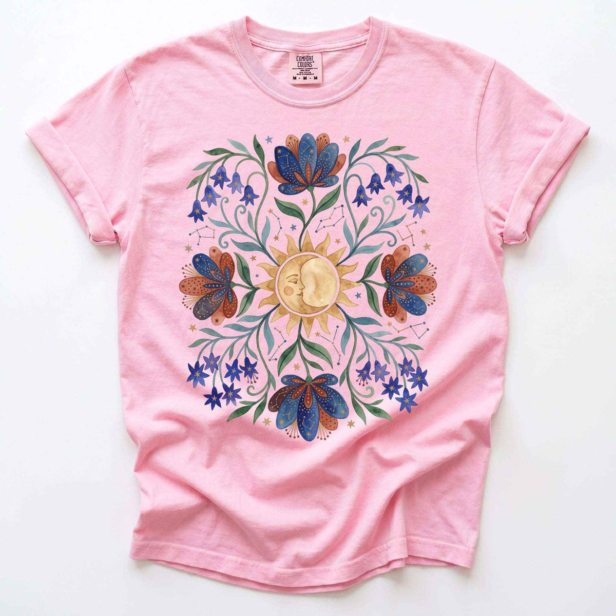 Radiant Sun & Serene Moon Vintage Washed T-Shirt