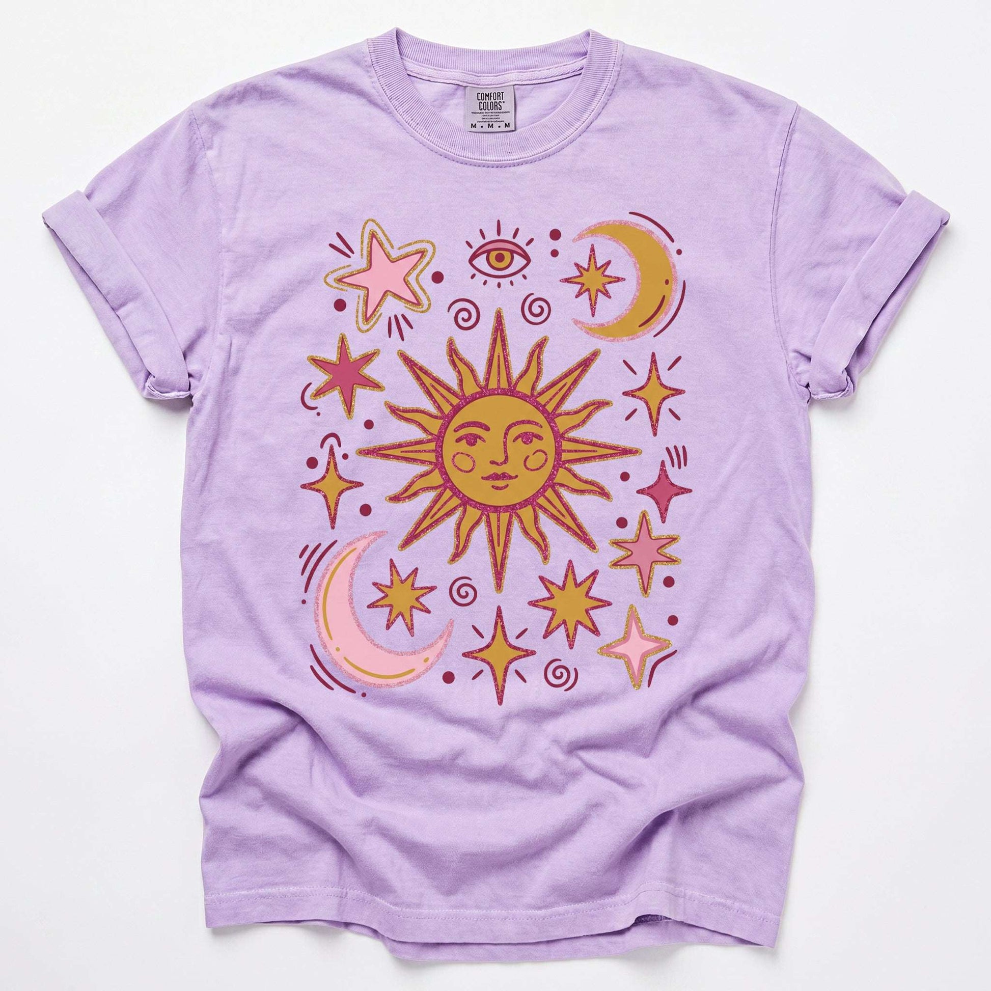 Retro Inspired Sun Vintage Washed T-Shirt
