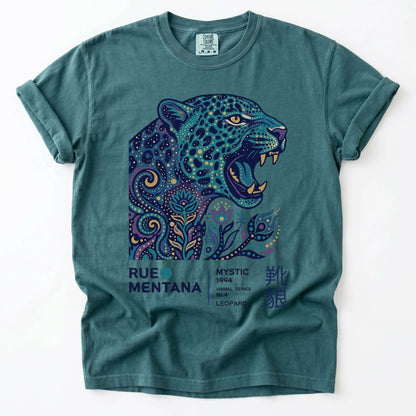 Retro Mystic Leopard Vintage Washed T-Shirt